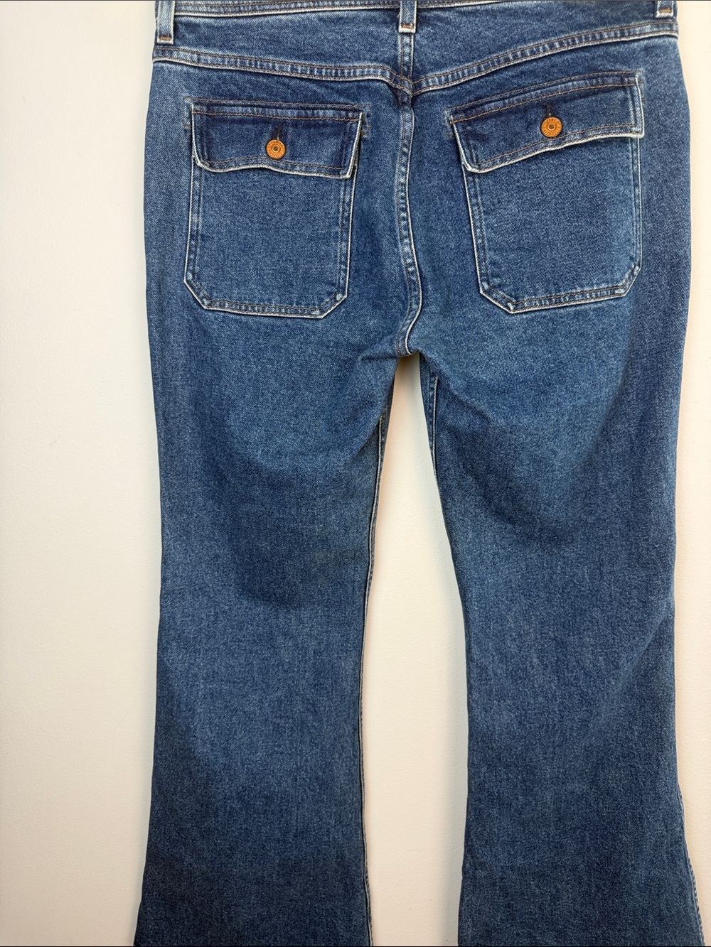 Citizen of Humanity Maisie Ultra High Rise Patch Pocket Flare Jeans Size 27 USA - Picture 11 of 16